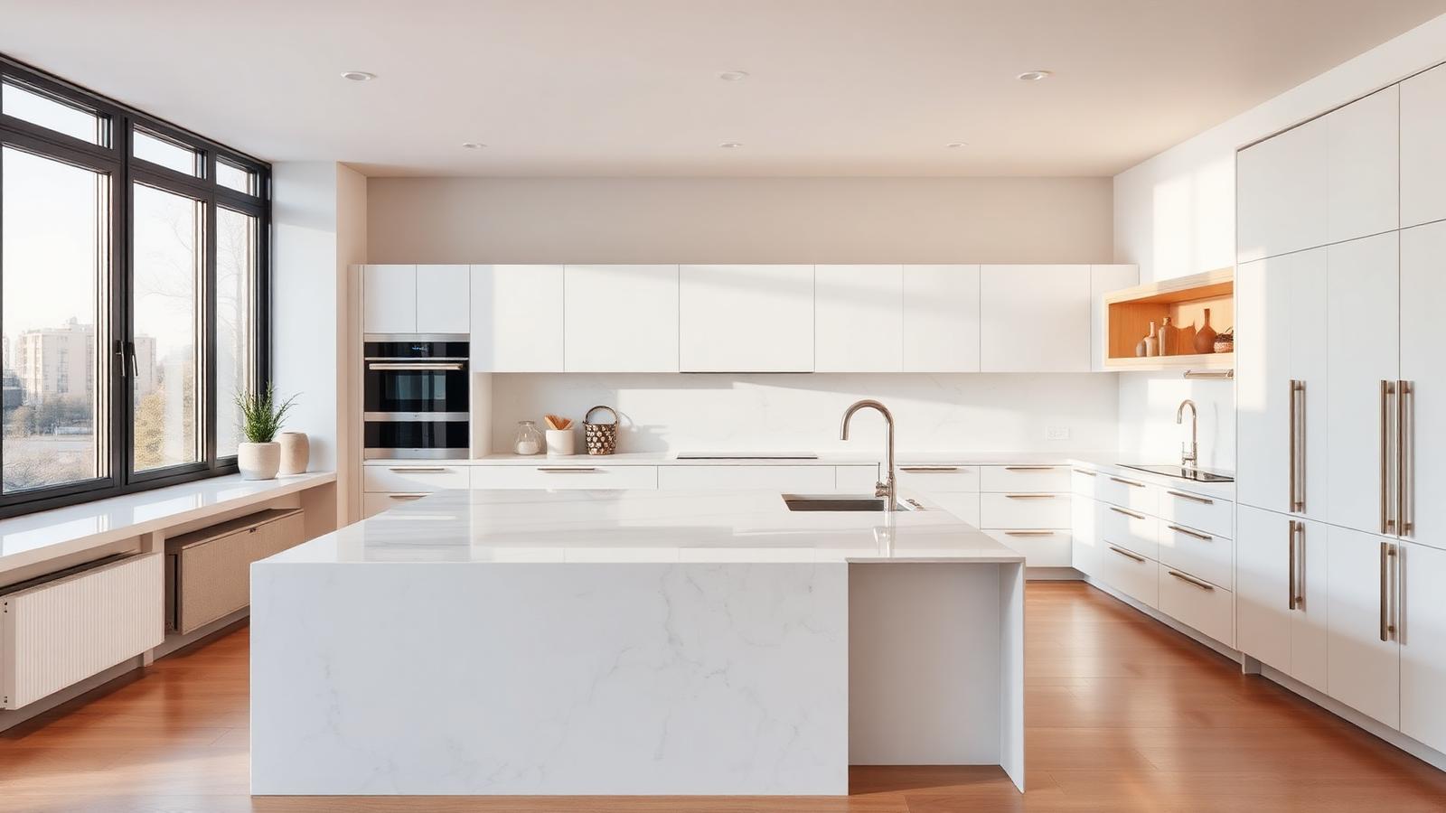 Marble kitchen restored by Vanguard